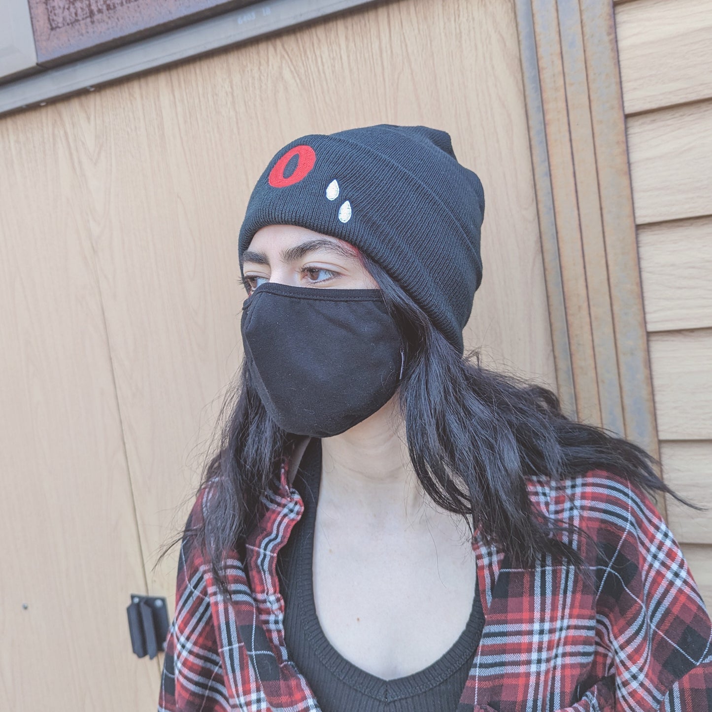 Gorro de punto bordado Cyclops Steve